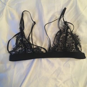 Sexy Black Lingerie Bra